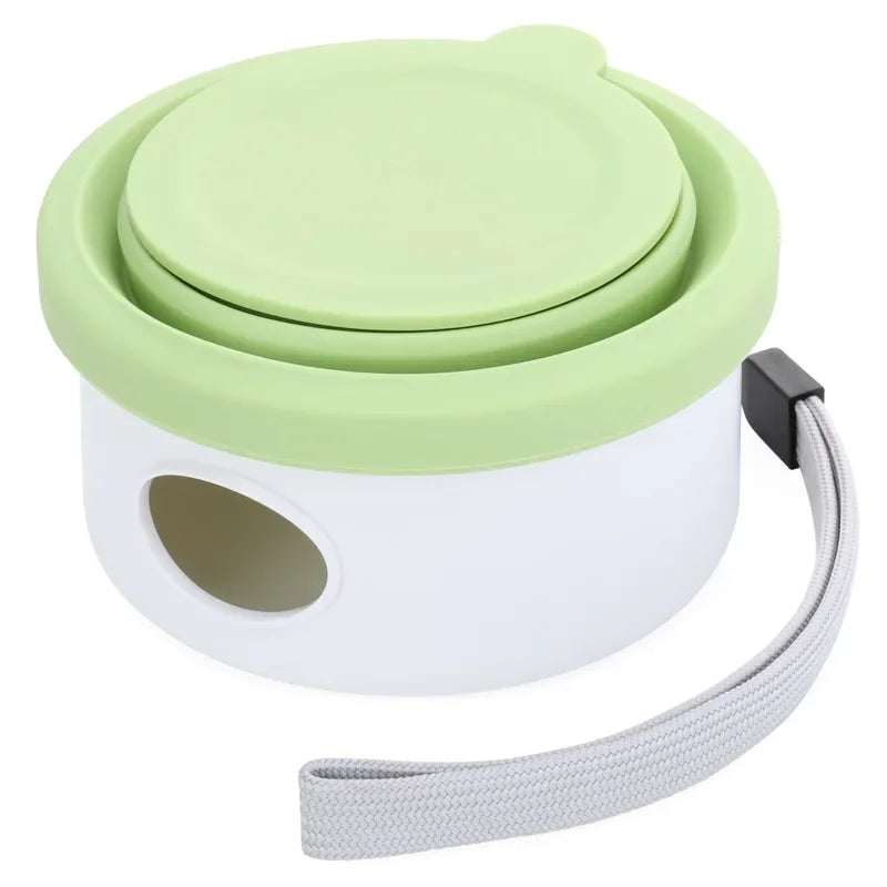 All-in-One Foldable Pet Bowl for Easy Adventures