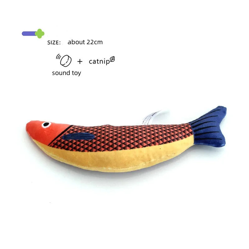 Catnip Plush Fish That Delights and Entertains Your Cat